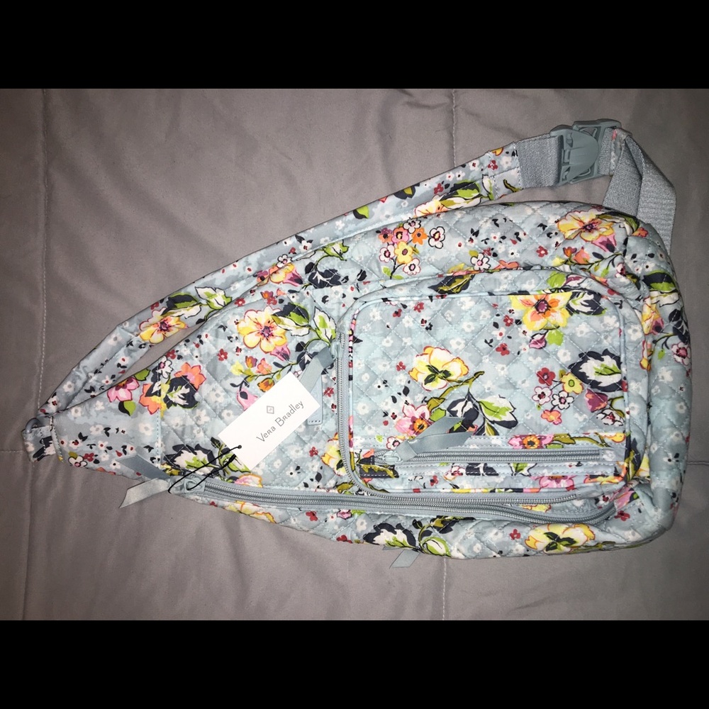 Vera Bradley Sling Backpack Floating Garden pattern